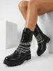 Royalfashion Damen Baggerstiefel in schwarz Goserre, Größe Produktbild-Vorschau 2