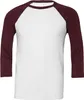 Canvas 3200 | Herren 3 / 4 Sleeve Baseball T-Shirt - Farbe: Produktbild-Vorschau 1