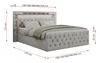 Boxspringbett 180x200 mit Led, Polsterbett 180x200 mit LED Produktbild-Vorschau 6