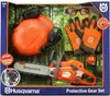 Husqvarna Spielzeug Kettensäge Helm Handschuhe kinder Produktbild-Vorschau 2