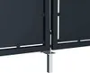 vidaXL Ocelová zahradní brána 300 x 150 cm antracitová Náhled obrázku produktu 3