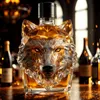 300 ml Whiskyflasche Dekanter Wolfskopfform Weinflasche aus Produktbild-Vorschau 9