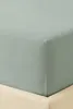 Frottee-Spannbettlaken 90x200x30 cm, Salbei, Baumwolle Produktbild-Vorschau 1