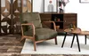 Fauteuil Salon Cotele Scott Vert Voir les images du produit 7