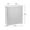 SVITA TM2X30 Noir Poubelle à pédale 60 litres Poubelle Voir les images du produit 5