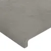 vidaXL Kopfteil mit Ohren Hellgrau 203x23x78/88 cm Samt Produktbild-Vorschau 5