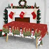 Weihnachts-Tischdecke 220x130cm | Rotes & Grünes Design mit Produktbild-Vorschau 8