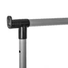 Close-up of a joint connecting two gray poles of a clothing rack. Náhľad obrázku produktu