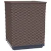 vidaXL květináč 4 ks Hnědý 30x30x37 cm Polypropylen Náhled obrázku produktu 4