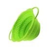 Kochblume Faltsieb M limette Silikon, Edelstahl 22929.02 Produktbild-Vorschau 2