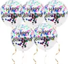 Oblique Unique Konfetti Luftballon Set Happy Birthday für Produktbild-Vorschau 3