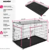 tectake® Klec pro psy mřížový box Luna skládací, se 2 Náhled obrázku produktu 7