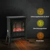 Elektrický krb HOMCOM, tichý stojací krb s efektom plameňa, Náhľad obrázku produktu 6