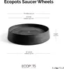 Blumentopf Untersetzer mit Rollen Ecopots Oslo Kunststoff Ø Produktbild-Vorschau 9