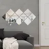 3D Spiegelfliesen Selbstklebend Klebespiegel Wandtattoo Produktbild-Vorschau 5