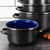 Kuketo | Emaille-Topf 1,5 L Ø16 cm Mit Deckel – Kleiner Produktbild-Vorschau 4