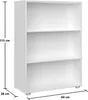 Étagère bibliothèque blanc 115 x 60 x 28 cm Meuble de Voir les images du produit 1