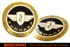 2x Zündapp Emblem, Tankemblem, Ø 65mm, Gold & Schwarz mit Produktbild-Vorschau 3
