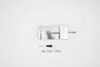 A stainless steel potato spiral slicer and its accessories are laid out on a white background. Podgląd zdjęcia produktu