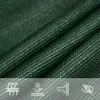 vidaXL Tenda da sole 160 g/m² triangolare Verde scuro 6x6x6 Anteprima dell’immagine prodotto 5