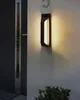 BELIANI Außenwandleuchte LED Schwarz Metall 46 cm mit Produktbild-Vorschau 2