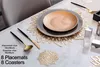 Gold platzsets und untersetzer Rund, Gold Tischsets Rund Produktbild-Vorschau 3