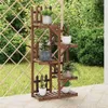 vidaXL Blumenständer 60x25x130 cm Massivholz Tanne Produktbild-Vorschau 2