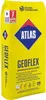 A yellow bag of Atlas Geoflex adhesive. Produktbild-Vorschau
