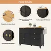 A product image showcasing a kitchen island with close-up details of its features. Podgląd zdjęcia produktu