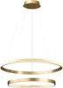 Zing Ring Double 60 A - LED lustr 60 cm dva kruhy zlatá Náhled obrázku produktu 1