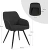 WOLTU Esszimmerstuhl, gepolstert, ergonomisch, drehbar, mit Produktbild-Vorschau 3