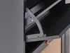 BELIANI Halbhoher Schuhschrank Schwarz Faserplatte mit 4 Produktbild-Vorschau 7