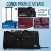 MONZANA® Borsone da Viaggio Trolley XXL 85x43x44cm con Anteprima dell’immagine prodotto 10