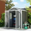 Outsunny Gerätehaus mit Pultdach 183 x 134 cm Gartenhaus Produktbild-Vorschau 2