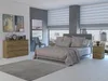 VBChome Kommode mit 6 Schubladen 120 x 30 x 75 cm Eiche Produktbild-Vorschau 7