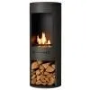 Sureflame Barilo stufa a bioetanolo nera opaca con vano Anteprima dell’immagine prodotto 2