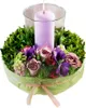 Steckschaum Ring Grün mit Unterlage für Blumenarrangements Produktbild-Vorschau 2