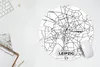 MuchoWow® Mauspad Mousepad Leipzig - Karte - Stadtplan Produktbild-Vorschau 5