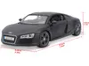 Model auta Audi R8 v měřítku 1:24 modrá barva stříbrná Náhled obrázku produktu 11