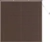 vidaXL Żaluzja wenecka, ciemnobrązowa, 160 x 150 cm, PVC Podgląd zdjęcia produktu 1
