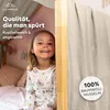 Musselin Hausbett Himmel Kinderzimmer Baumwolle mit Gold Produktbild-Vorschau 2