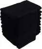 Waschhandschuhe Waschlappen 10er Set Schwarz 100 % Produktbild-Vorschau 1