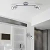 LED Deckenleuchte Badleuchte dreh- & schwenkbar 8W Chrom Produktbild-Vorschau 4