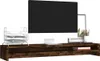 vidaXL Monitorständer Räuchereiche 100x24x13 cm Produktbild-Vorschau 3