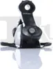 A black automotive part, likely an exhaust mount, is shown in a studio shot with a white background and reflection. Produktbild-Vorschau