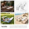 tectake® 2er Set Bierbank Panja gummierte Tragegriffe Produktbild-Vorschau 6