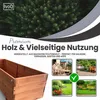 IvoQ Pflanzkasten aus Holz – 120x40x32 cm – Massives Holz – Produktbild-Vorschau 7