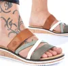 Rieker Damen Pantolette grün kombi, Damen:40 EU Produktbild-Vorschau 41