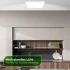 LED plafondlamp, 14W, 3000 lumen, 4000K, 3x42x42 cm, kleur: Productafbeelding-voorbeeld 3