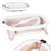 moovkee Babybadewanne Faltbar 80 cm Rosa mit Thermometer Produktbild-Vorschau 1